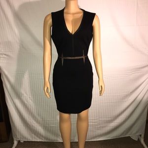 🖤 Bailey 44 Mesh Black Midi Sheath Dress